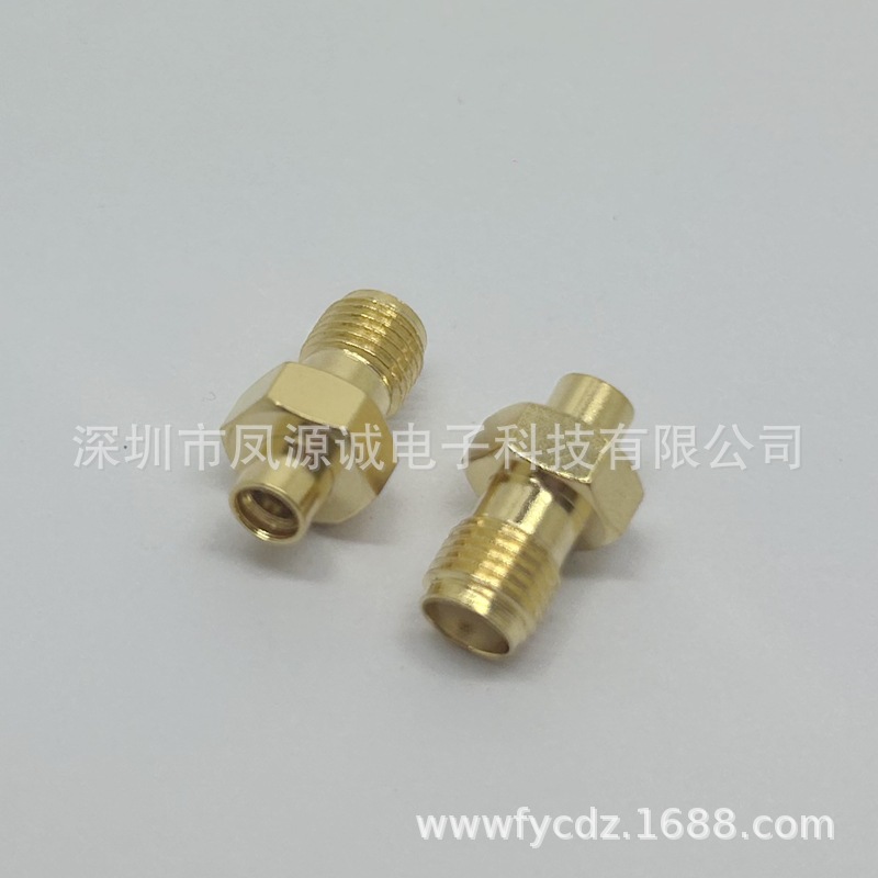 SMAK/SMPJ高频同轴转接头 全铜 射频转接头  全铜 SMA母转SMP公