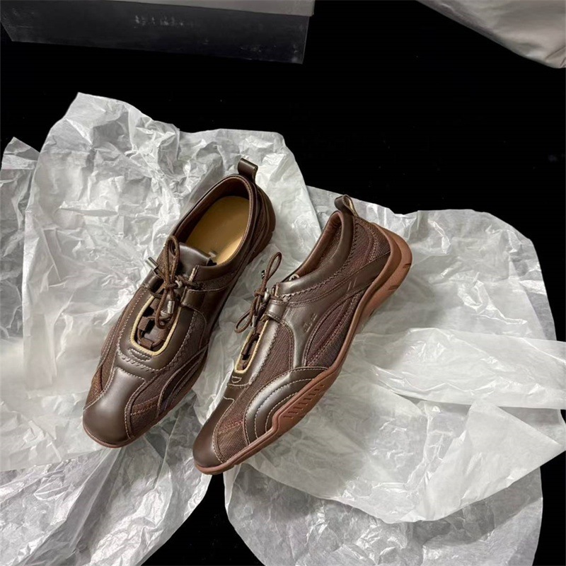 25 新しいニッチデザインの軽いガーゼ通気性ボクシングシューズ牛革とメッシュストラップ付き道徳トレーニングシューズレトロファッショナブルなソフトソール|undefined