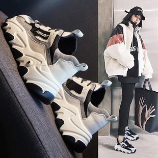 Dad's Shoes Women's Ins Trendy Versatile New 2025 Spring Sports Shoes Casual Sports Women's Shoes Spring & Fall Hot Trend