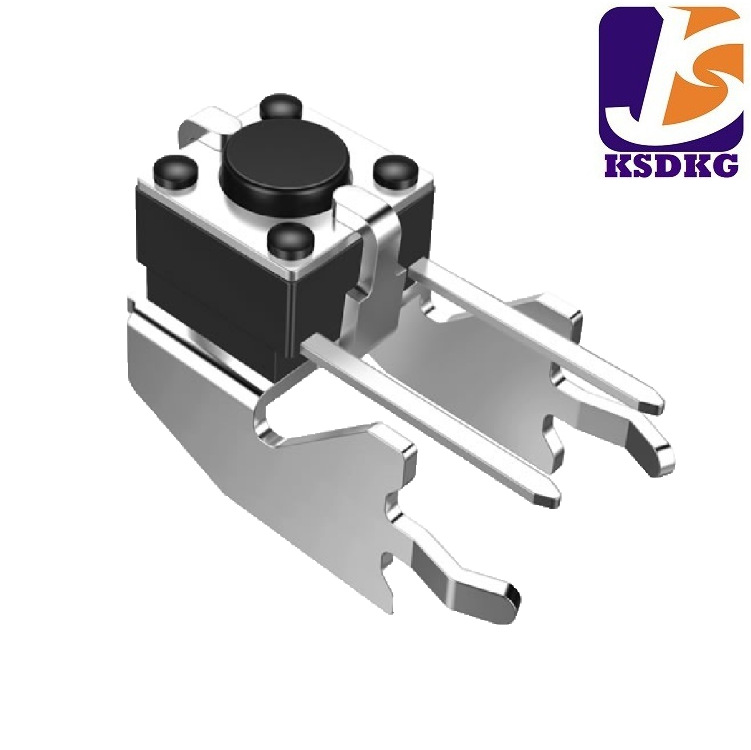 厂家直售 微型轻触开关 支架卧式 按键开关 侧按轻触开关