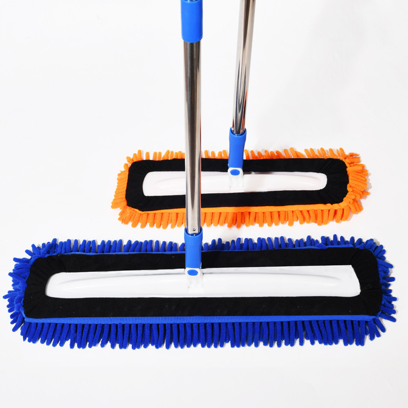 [Free Shipping] Multi-Specification Chenille Flat Mop, Electrostatic Adsorption Mop, Easy to Clean, Lazy Mop, Household Dust Push
