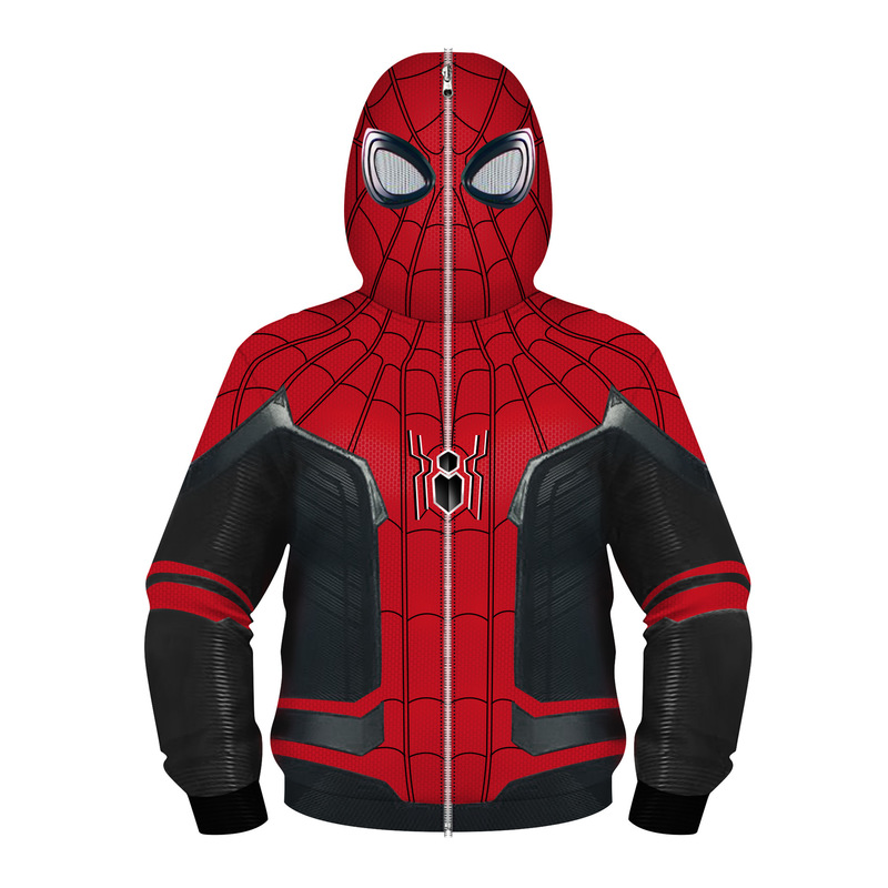 2022 cross-border new hero expedition 3D digital printing children's role-playing masked long-sleeved children's sweater