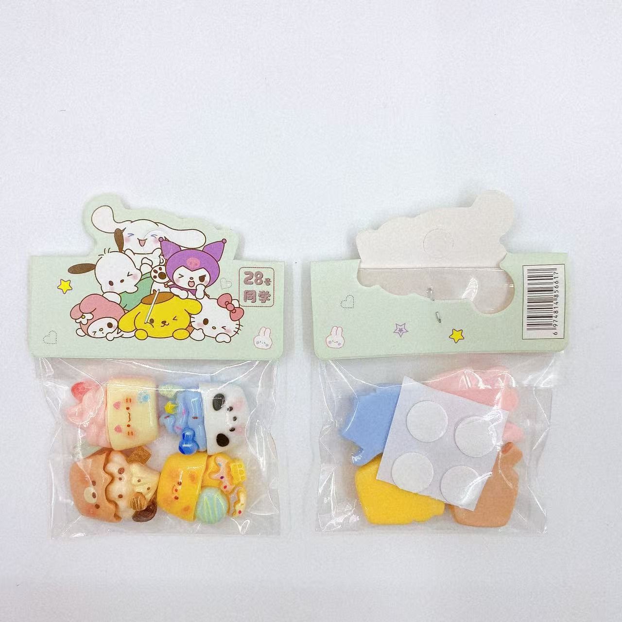 Caricaturas lindas pegatinas estereoscópicas para teléfonos móviles pegatinas de taza térmica 3D pegatinas de refrigerador resina diy2 lotes de departamentos