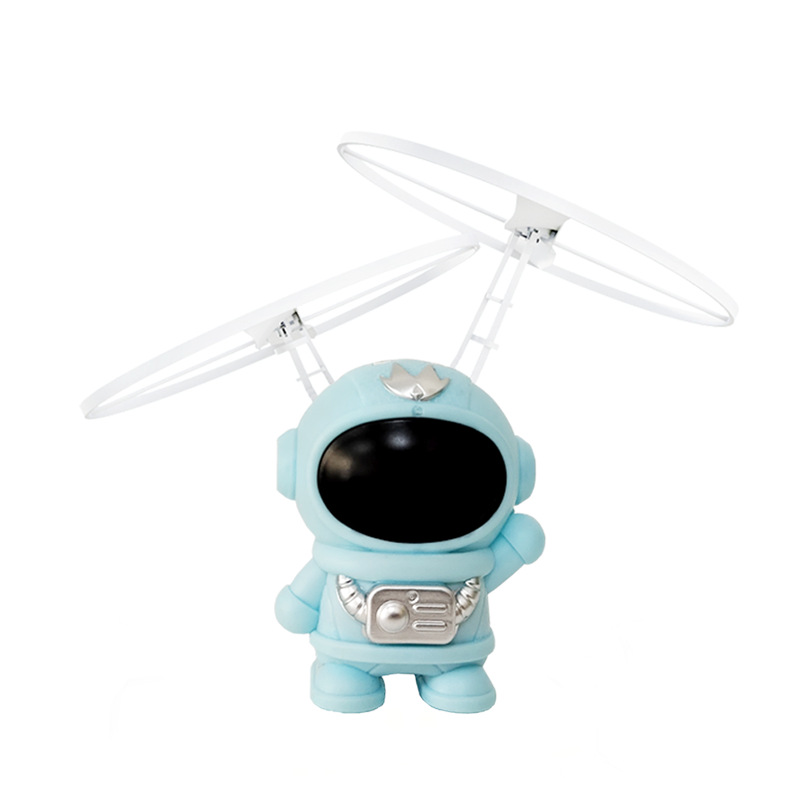 Cross-border hot selling induction aircraft colorful light suspension robot charging children's swing toys wholesale