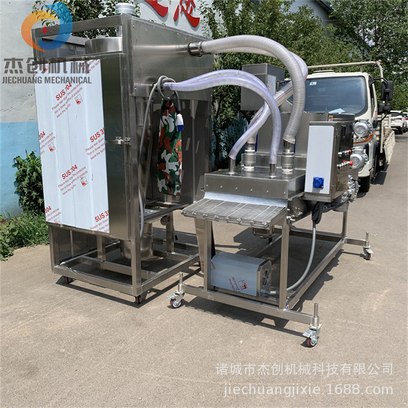 厂家直供 鱼片鱼皮鱼排平行式上粉机 全自动大脸鸡排裹粉机器