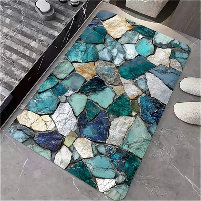 Foot Mat, Entryway Easy-Care Door Avtomobil döşəmə paspasları - xstddd-6-4060cm-new-diatom-mud