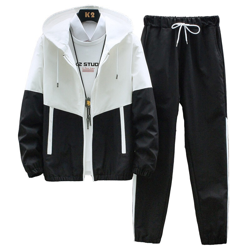 Men's Casual Suits 2025 Autumn Men's Jacket Suits Sports Youth Trendy Stylish Fashion Brand Men's Clothing