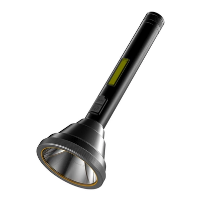 Cross-Border High-Brightness Aluminum Alloy Flashlight UV fənərlər - with-side-lights