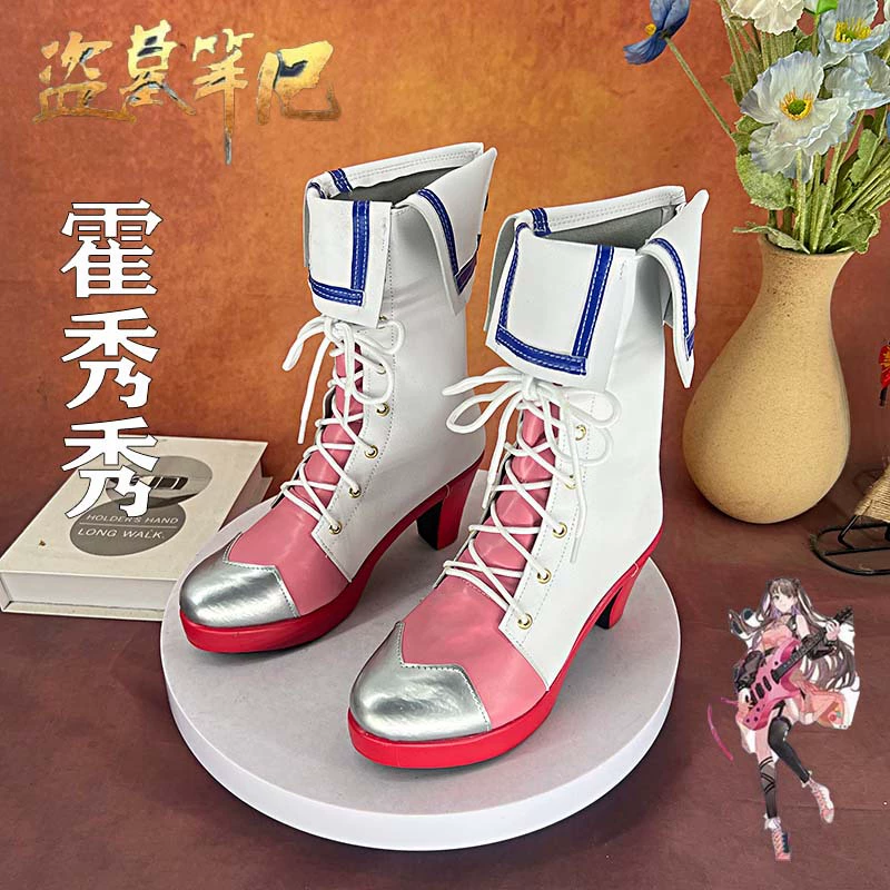 Tomb Raider Notes Huo Xiuxiu обувь для косплея для девочек Loli аниме комикс шоу женские ботинки для выступлений