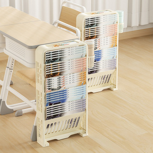 Bookshelf Student Book Storage Rack Classroom Desk Multi-layer Book Fixing Rack Storage Rack High School Student Bookcase Book Stand