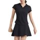 Yoga Suit New Edition Tennis Skirt Lightweight Breathable Sports suit Women's Summer Anti-running Waist Slimming Fitness Skirt