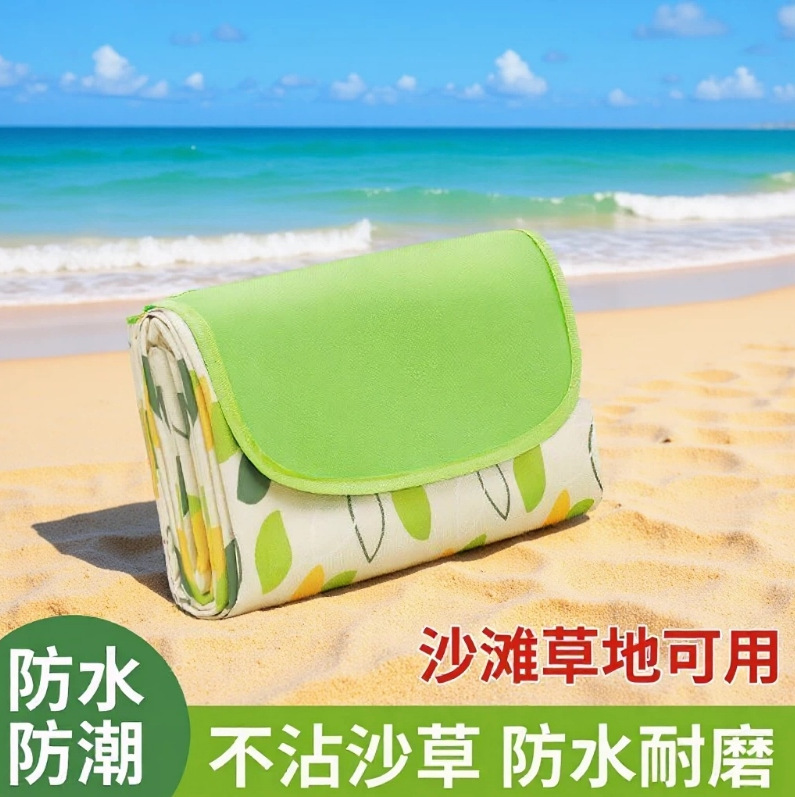 Outdoor picnic mat, waterproof, moisture-proof, dirt-resistant, portable, suitable for spring outings, disposable picnic blanket, camping mat, for outdoor cooking and picnics