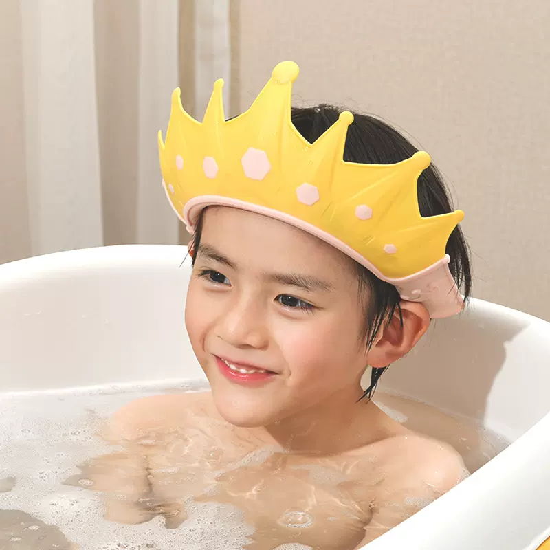 宝宝洗头帽防水护耳婴幼儿小孩洗发帽儿童洗澡洗头神器遮水挡水帽