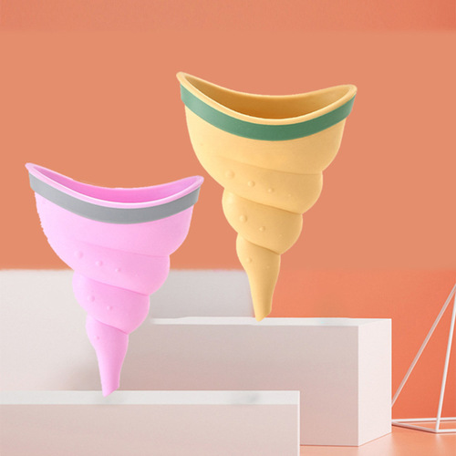 Women's standing urinal portable women's silicone self-driving urinal outdoor emergency standing urinal