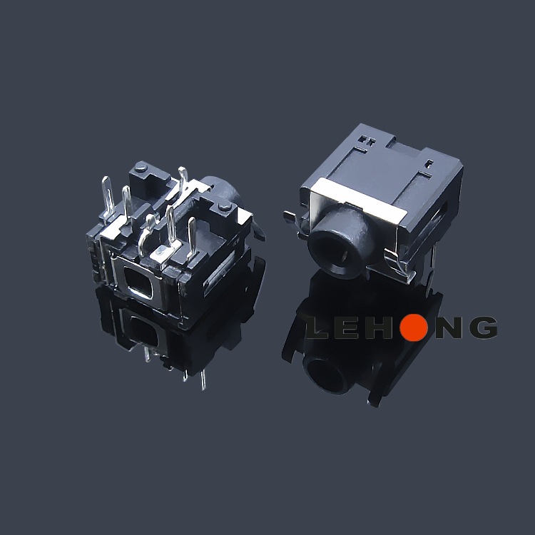 PJ-317S-6PHD功能-5.0外径黑色/音频插座/3.5耳机插座/PCB插座/