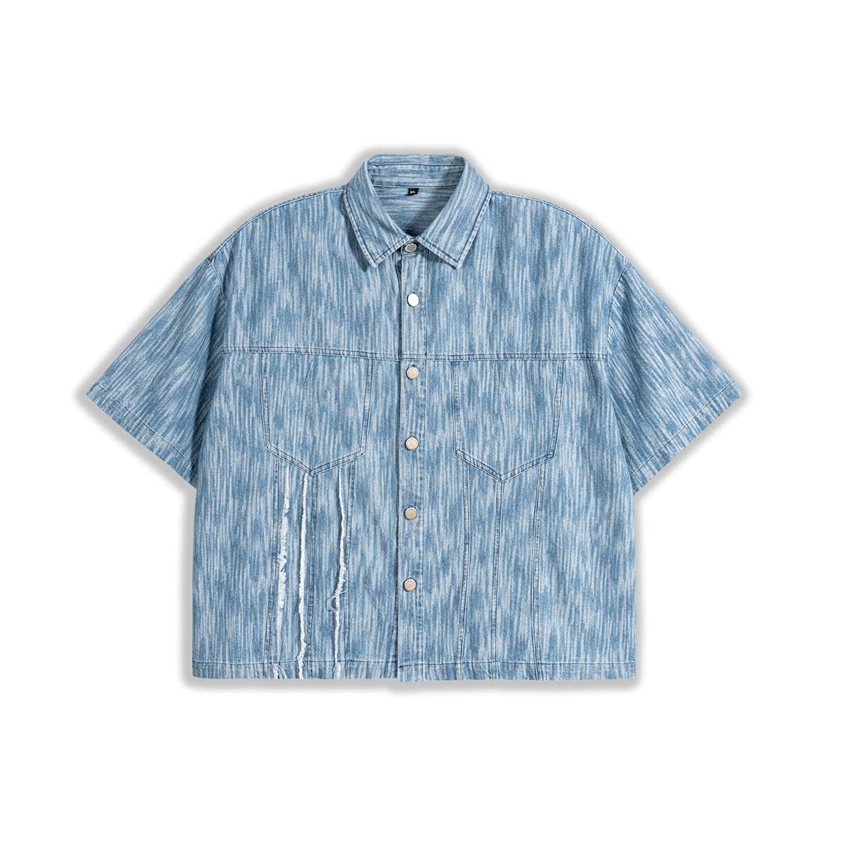 ETAI Hombre| Fashion Street Fashion Retro Jeans Old Man Short