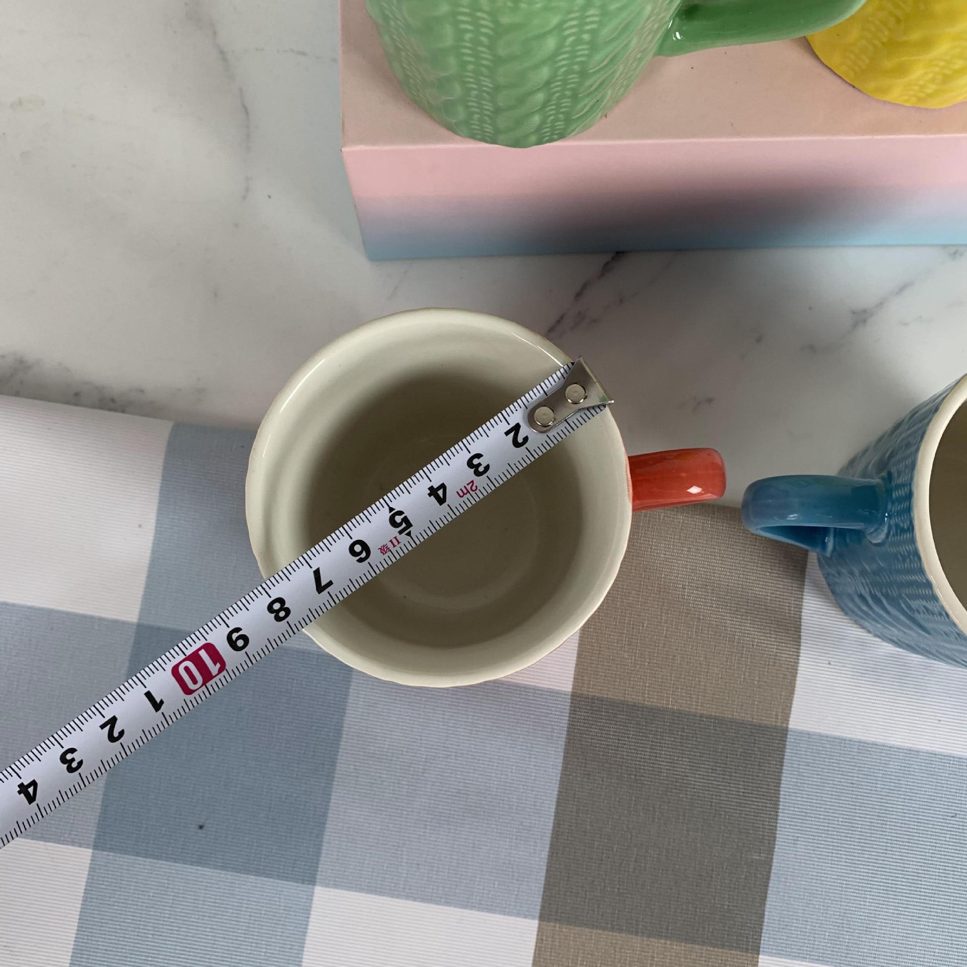 Necesidades diarias Taza de cerámica al por mayor taza de consumición doméstica Taza de cerámica hombres y mujeres taza de pareja doméstica Oficina Creativa