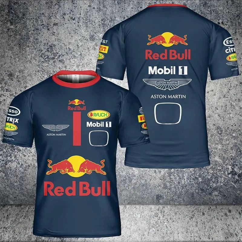 Camiseta de manga corta con cuello redondo y manga corta con malla suelta de verano para hombre, estampado 3D con lema de murciélago europeo y americano