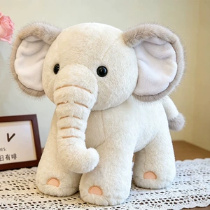 Cute Elephant Plush Pillow Cross-Border Plush Toy Comfort Pillow Sleeping Companion Doll Baby Sleeping Pillow Wholesale