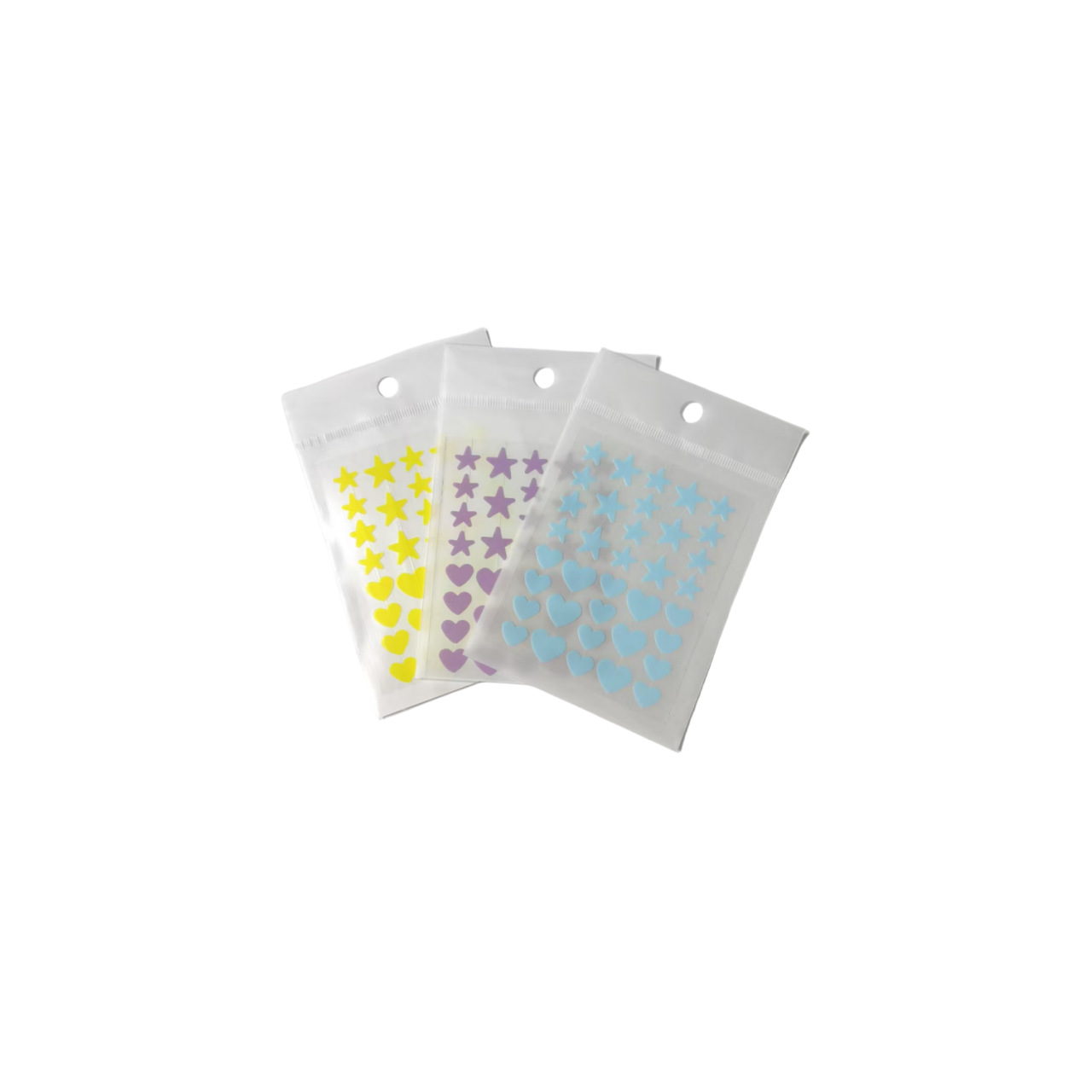 厂家现货异形痘痘贴独立包装彩色痘痘贴遮瑕贴饰跨境专供