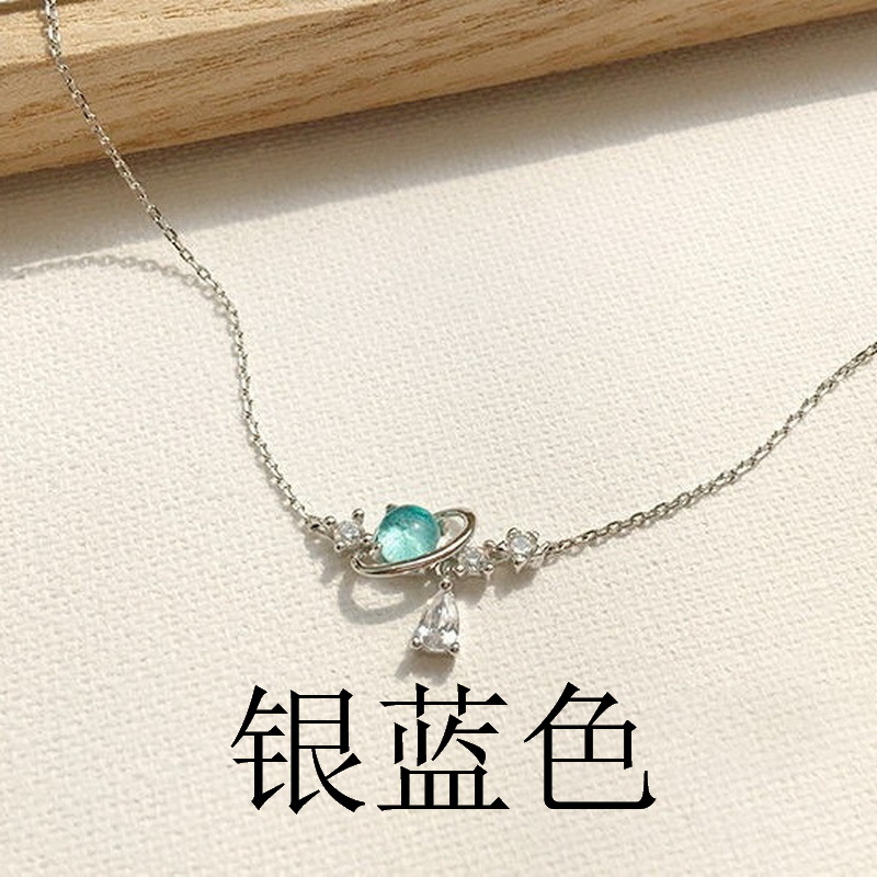 Simple Style Geometric Alloy Plating Artificial Crystal Womenu0027S Pendant Necklace 1 Piece