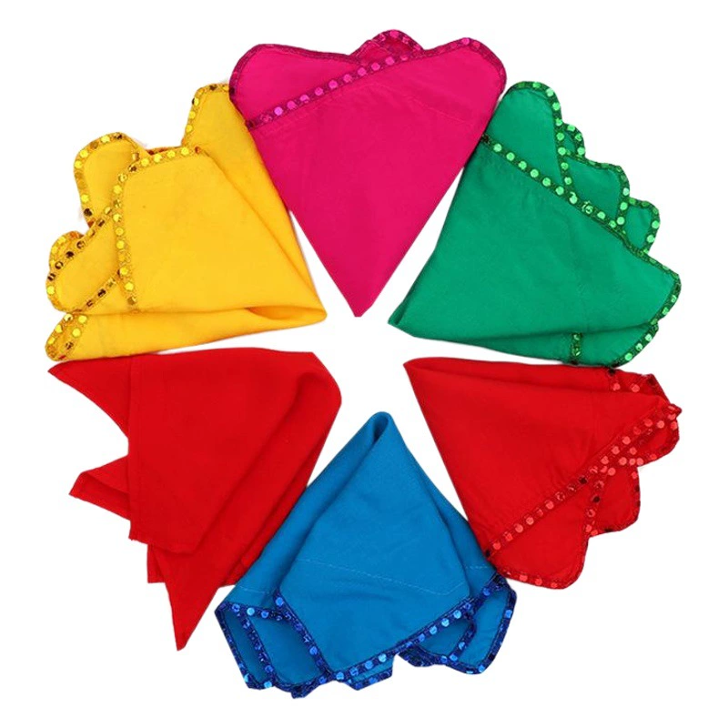 Танцевальный платок большое количество Congyou в наличии восьмиугольное полотенце для двух человек поворотный платок поворотное полотенце танцевальный платок Yangko хлопок шелк