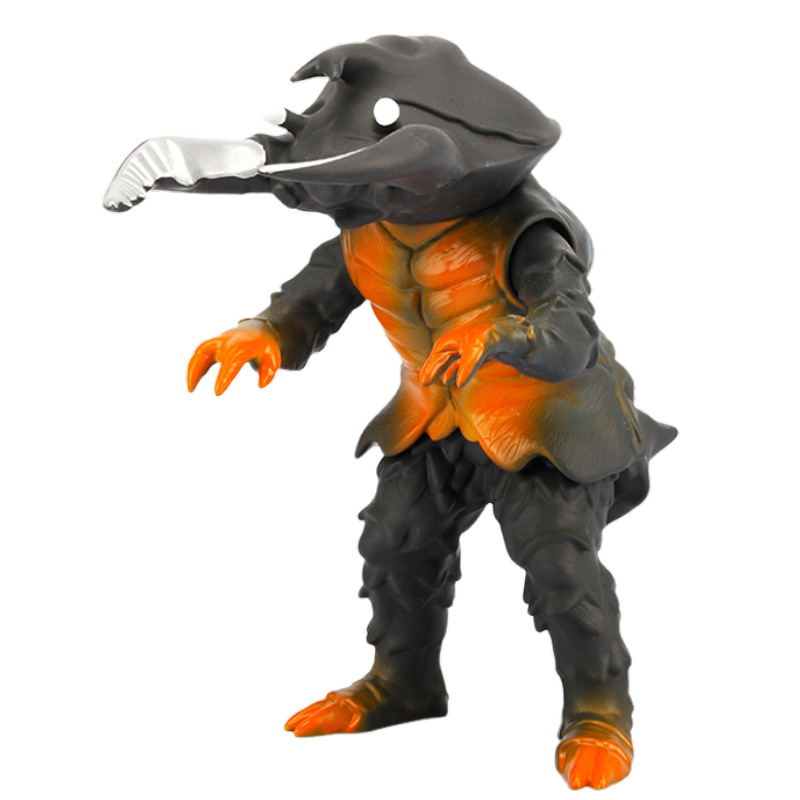 Genuino autorizado Jinjiang Ultraman Soft Goma Monster Toy Ai Lei Wang Lei De Wang Ge Mora Gudun Boy Gift