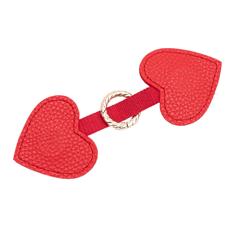 Clip de sombrero de amor de absorción magnética de cuero viajes al aire libre sombrero portátil sombrero de visor a prueba de pérdida de hebilla manos libres clip de almacenamiento
