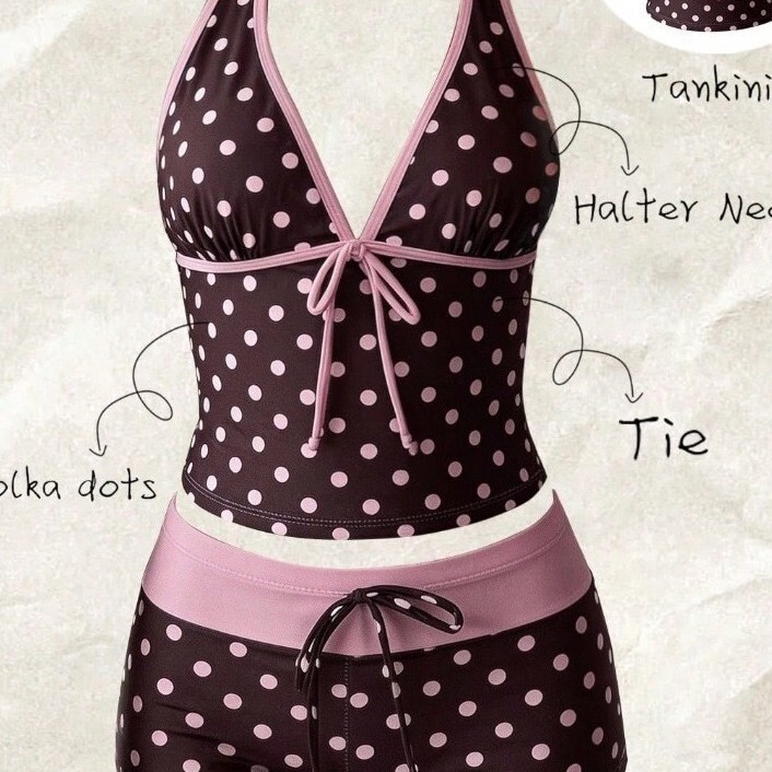 2026 New Cross-Border Supply: Thai New Polka Dot Sexy Women's Two-Piece Bikini Swimsuit 2026 New Cross-Border Supply: Thai New Polka Dot Sexy Women's Two-Piece Bikini Swimsuit