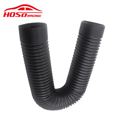 Cross-border automotive accessories car modification air intake telescopic tube 63/76mm can extend 1 meter universal air intake duct elbow