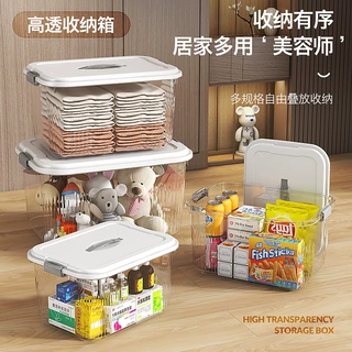 收纳箱家用车用药箱摆摊衣服玩具零食储物箱塑料筐防水收纳盒便携