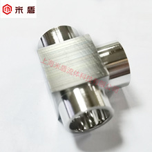 316L不銹鋼微型對焊三通 VCR微型焊接等徑三通接頭 EP級 1/2超純