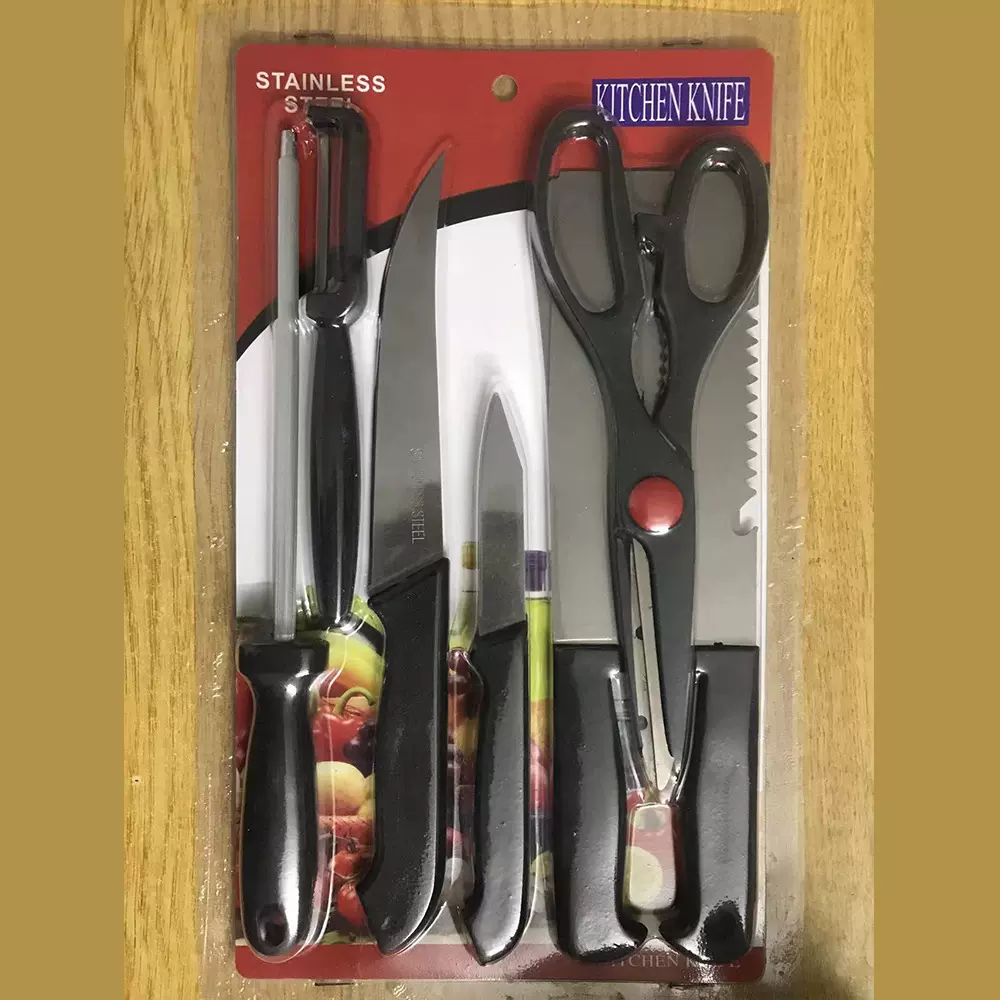 厂家直销刀具套装 精装厨房套刀礼品八件套刀具菜刀组合套装