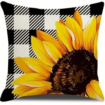 2024 estilo explosivo transfronterizo abeja festival flor linda funda de almohada Amazon lino impreso mesa de sala de estar bandera dormitorio image 9