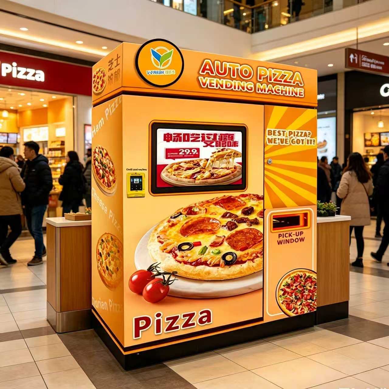 Pizza Avtomatı Vending Maşını