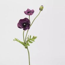 轻奢高档PU罂粟花虞美人仿真花假花欧式现代客厅餐插花配材新款