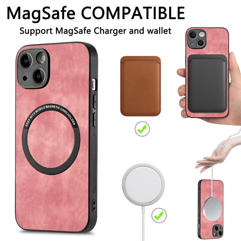 Suitable for Apple 17 Pro Max phone case, 16 Plus fine hole Magsafe magnetic suction, 15 Pro anti-drop, 14 protective cover Suitable for Apple 17 Pro Max phone case, 16 Plus fine hole Magsafe magnetic suction, 15 Pro anti-drop, 14 protective cover