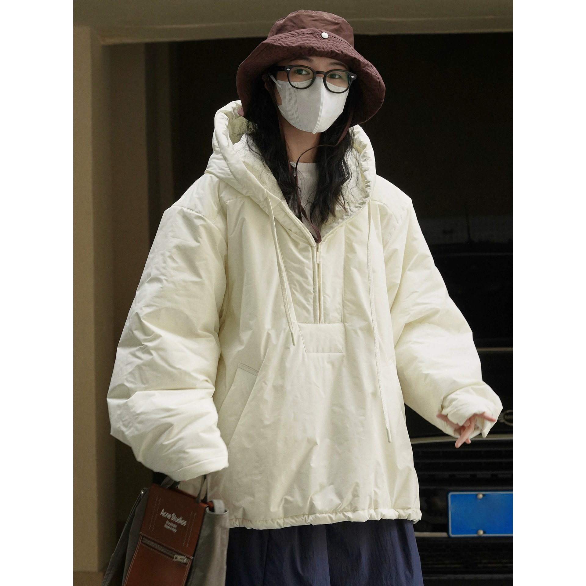 Новая зимняя Повседневная Городская куртка с капюшоном в Корейском стиле с хлопковой подкладкой, ветрозащитная теплая куртка для похудения и профиля, Свитшот