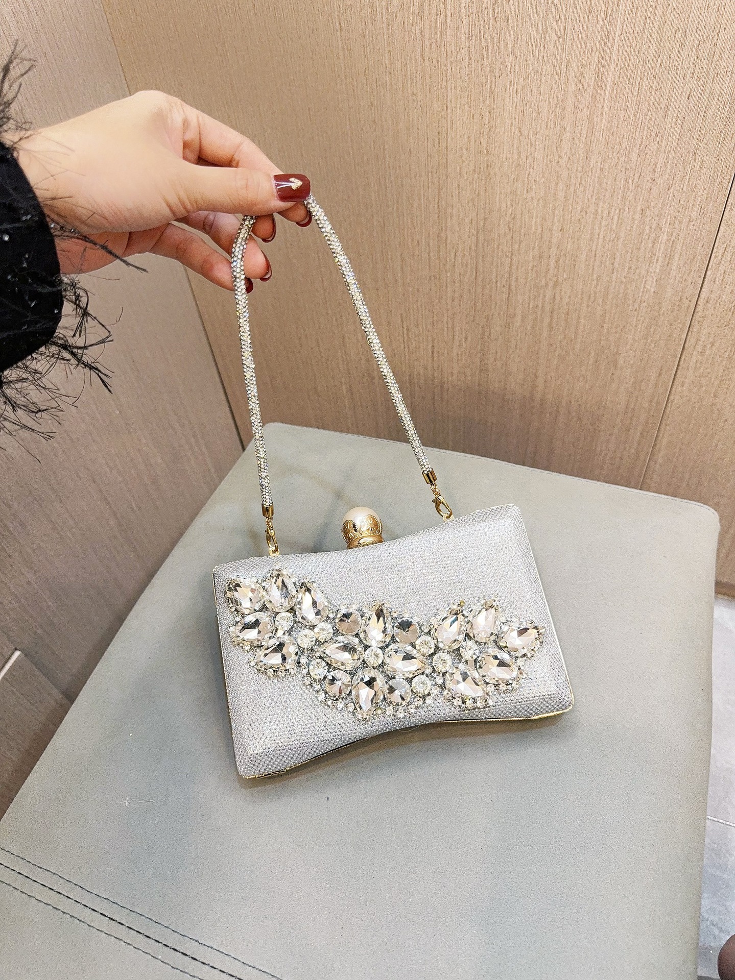 MAC059 Clutches for Wedding Dinner Party, Sparkling Handbags2