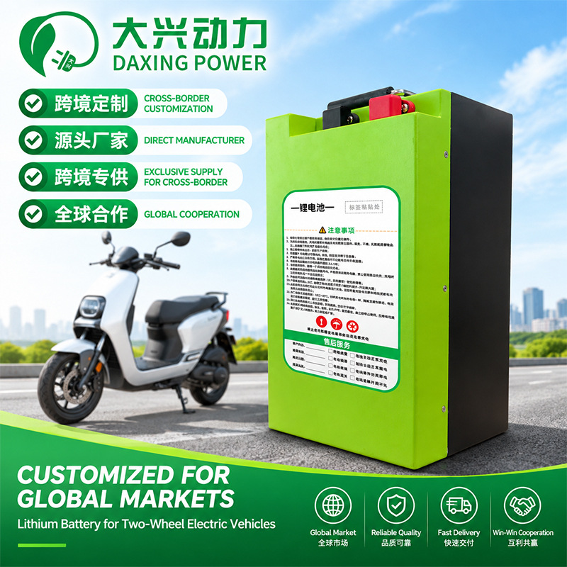 外卖电动车磷酸铁锂电池60V30Ah72伏30安两轮电动车锂电跨境工厂