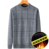 [Full of velvet] Light gray small grid