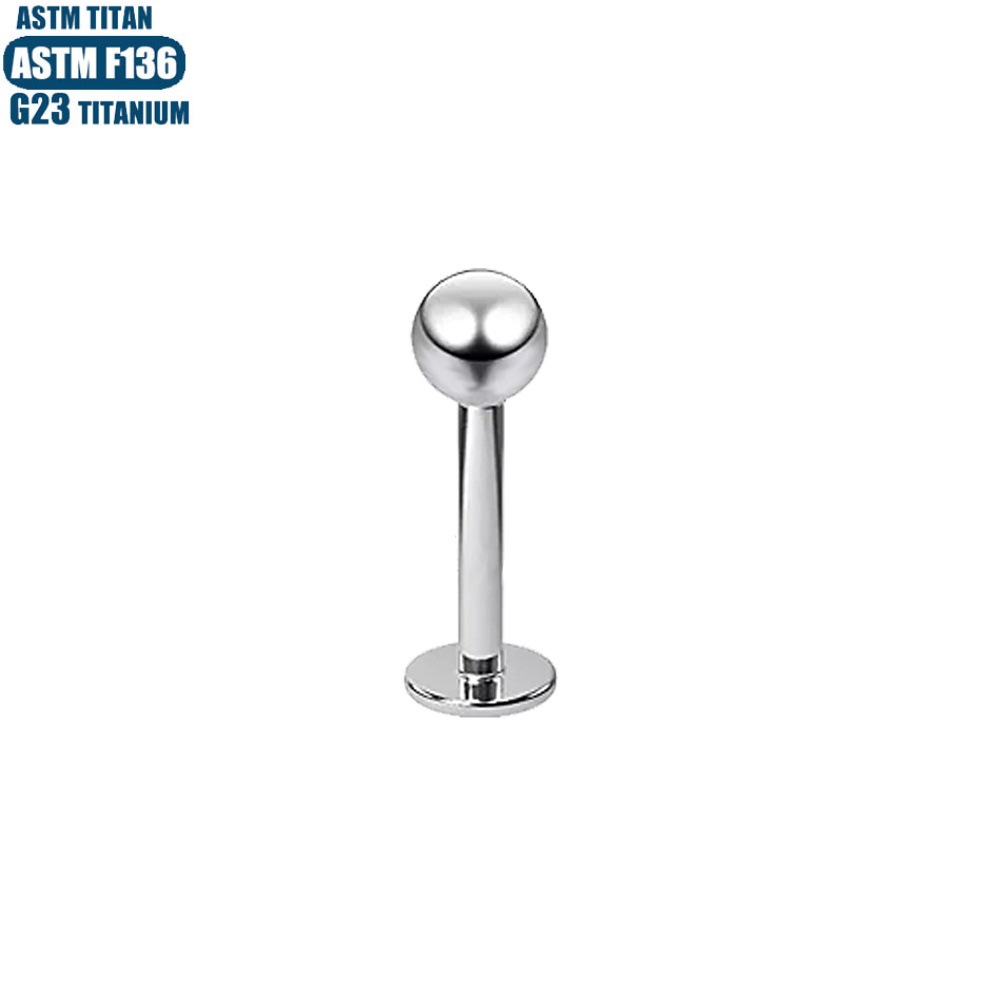 G23 Titanium Alloy Zircon Lip Labret Stud Straight Rod Diamond Ear Stud Earrings Human Body Piercing Jewelry Tongue Stud Lip Ring detail image 12