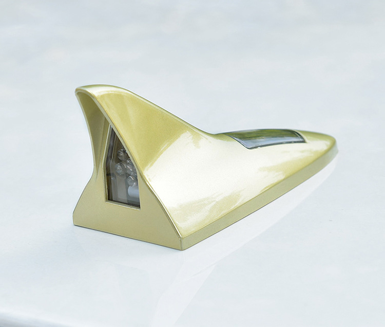 Car shark fin decorative lights car antenna modification lights special anti-rear-end LED flashing 8 lights roof tail