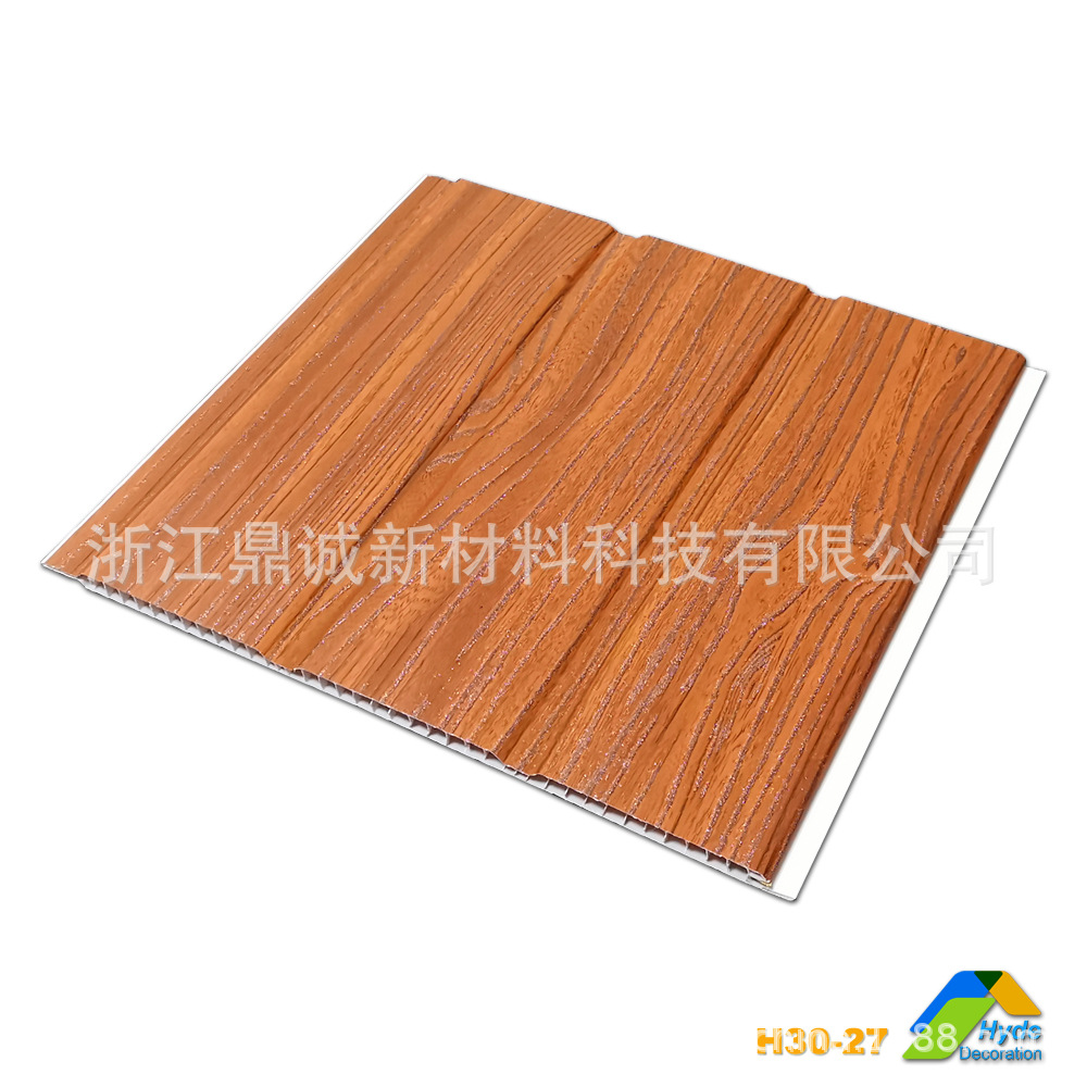 Cruz-frontera 300MM * 8MM doble ranura cubierta techo PVC hebilla decoración dormitorio sala de estar panel de pared