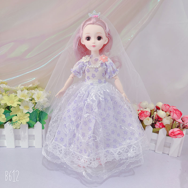 30 Joints Music Wedding Dress Barah Doll Princess Storytelling Singing Doll Doll Girl Gift Children's Toy
