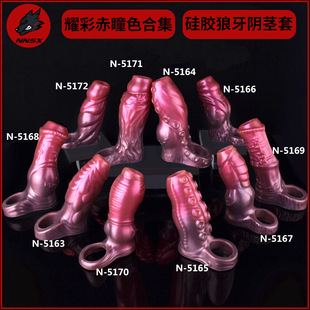 Nnsx跨境硅胶空心马屌阳具套夫妻房事情趣性用品加长粗狗屌阴茎套 阿里巴巴 
