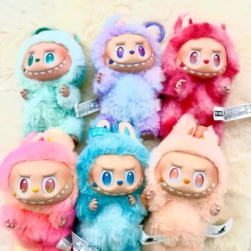 【越境】LABUBU ポット 第三世代 ビニールぬいぐるみ ペンダント かわいい人形 ラブブ ブラインドボックス 女性用|undefined