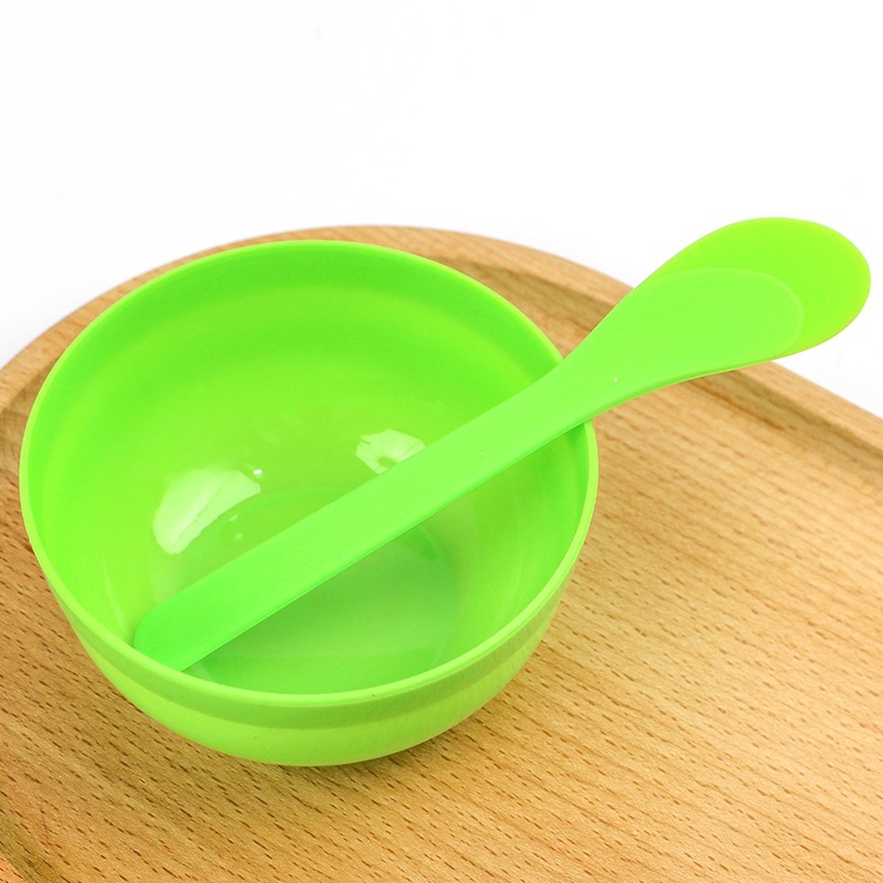 Herramientas de máscara facial 3 # máscara facial bowl varilla de máscara de maquillaje bowl de plástico varilla de plástico cuchilla de raspador de belleza