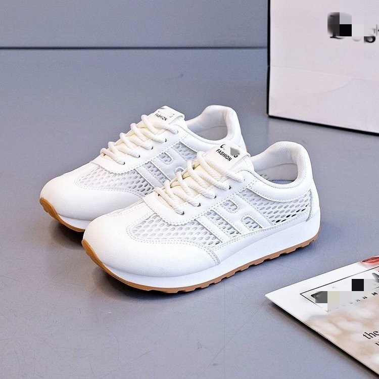 Zapatos de malla transpirables de verano 2026 hueco con suela suave no se cansa zapatos de correr zapatos de malla zapatos de entrenamiento de mujer zapatos