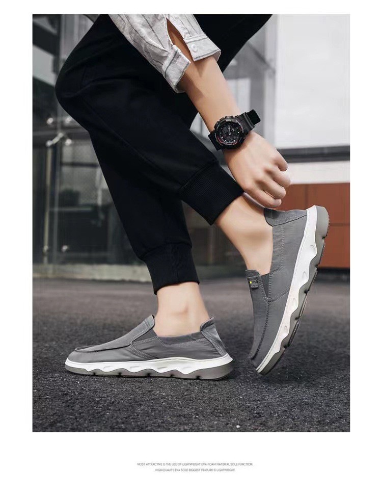 Men's Spring And Summer Breathable Old-style Cloth Shoes, Men's Fashion Trendy Youth Slip-on Versatile Casual Round-toe_vogvips.com